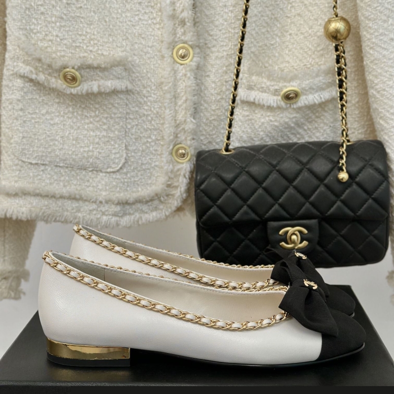 Ch*el flat shoes